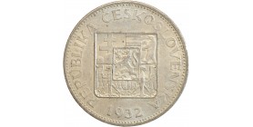 10 Couronnes - Tchécoslovaquie Argent