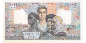 5000 Francs Empire Français - France 1946