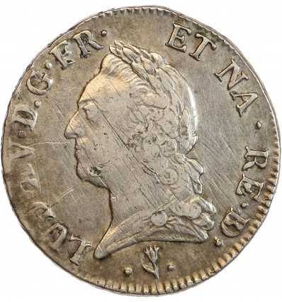 Ecu à la Vieille Tête du Béarn Louis XV
