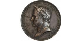 Médaille en Argent Napoléon Ier Empereur des Français Roi d'Italie