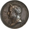 Médaille en Argent Napoléon Ier Empereur des Français Roi d'Italie