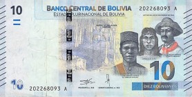 10 Bolivianos Bolivie (2018)