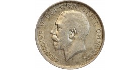 1/2 Couronne Georges V - Grande Bretagne Argent