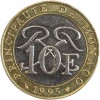 10 Francs Bi-métallique Rainier III - Monaco