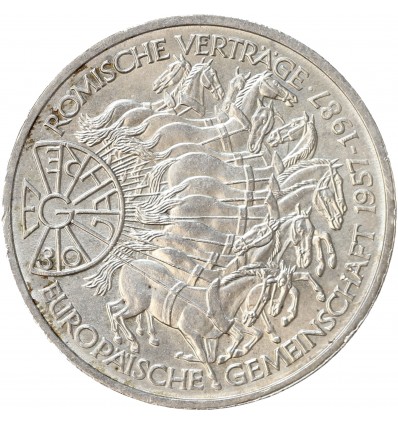 10 Marks Traité de Rome - Allemagne Argent