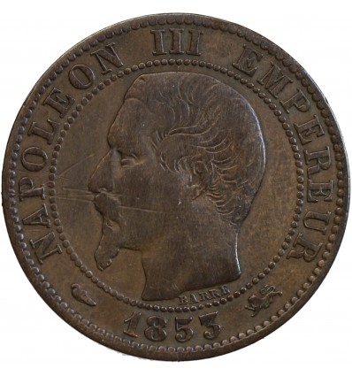 5 Centimes Napoléon III Tête Nue
