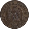 5 Centimes Napoléon III Tête Nue
