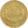 20 Francs Napoléon Ier Tête Nue Calendrier Grégorien