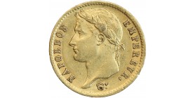 20 Francs Napoléon Ier Tête Laurée Revers Empire