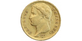 20 Francs Napoléon Ier Tête Laurée Revers Empire
