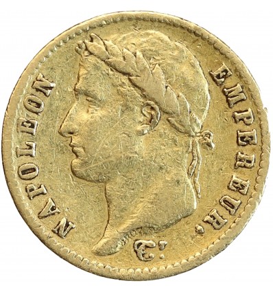 20 Francs Napoléon Ier Tête Laurée Revers Empire - Utrecht