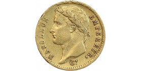20 Francs Napoléon Ier Tête Laurée Revers Empire
