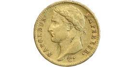 20 Francs Napoléon Ier Tête Laurée Revers Empire - Utrecht