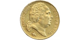20 Francs Or Louis XVIII Buste Nu