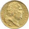 20 Francs Or Louis XVIII Buste Nu