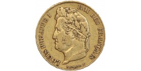 20 Francs en Or Louis-Philippe Ier Tête Laurée