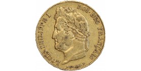 20 Francs Or Louis-Philippe Ier Tête Laurée