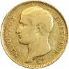 40 Francs Napoléon Ier Tête Nue Type Transitoire