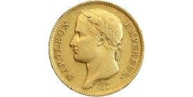40 Francs Napoléon Ier Tête Laurée Revers République