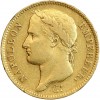 40 Francs Napoléon Ier Tête Laurée Revers République