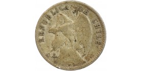 20 Centavos Chili Argent