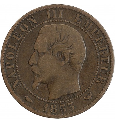 Module de 5 Centimes Napoléon III - Visite de la Bourse de Lille