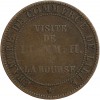 Module de 5 Centimes Napoléon III - Visite de la Bourse de Lille