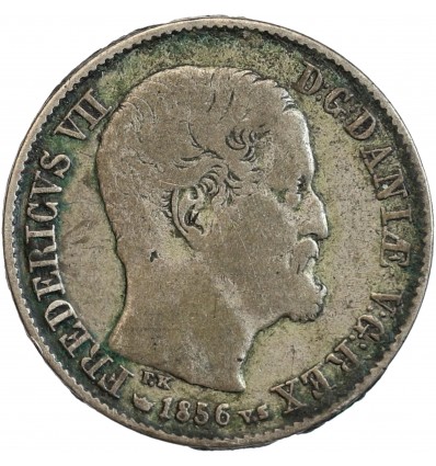 16 Skilling Rigsmont Frederic VII Danemark Argent