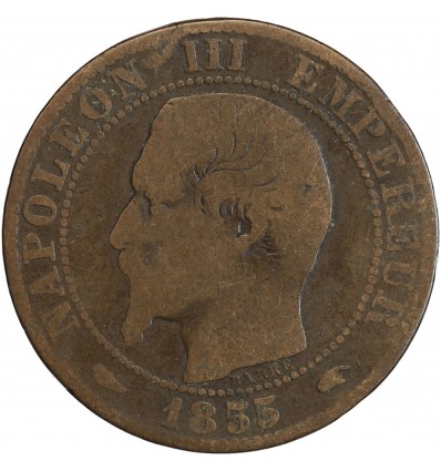 5 Centimes Napoléon III Tête Nue