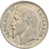 1 Franc Napoléon III Tête Laurée