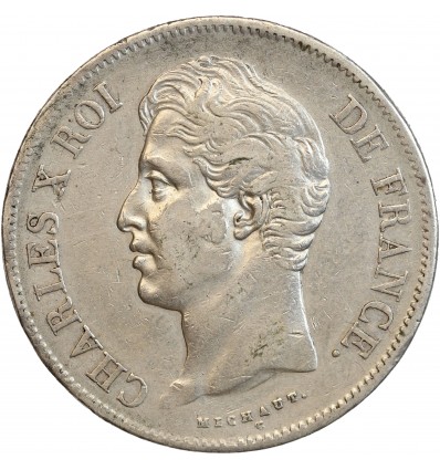 5 Francs Charles X - 2ème Type