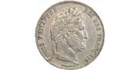 5 Francs Louis-Philippe I - Tête Laurée