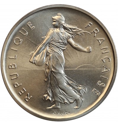 Piéfort en Nickel - 5 francs Semeuse
