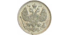 20 Kopecks Nicolas II Russie Empire Argent