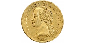20 Lires Or Victor Emmanuel Ier - Italie Sardaigne