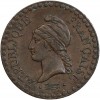 1 Centime Dupré Deuxième République