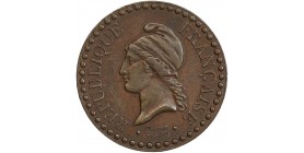 1 Centime Dupré Deuxième République