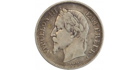 2 Francs Napoléon III Tête Laurée
