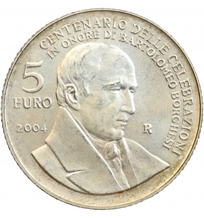 Avers : portrait de Bartolomeo Borghesi à droite