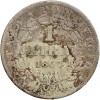 1 Lire Pie IX Buste Large Vatican Argent