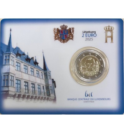 2 Euros Luxembourg 2025 B.U. - 25 Ans de Règne