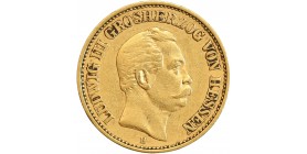 20 Marks Louis III - Allemagne Hesse Darmstadt