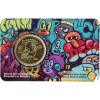 Coincard livrée dans sa pochette rose qui comporte un QR Code a scanner pour découvrir le NFT obtenu