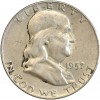 1/2 Dollar Franklin - Etats-Unis Argent 1957 D