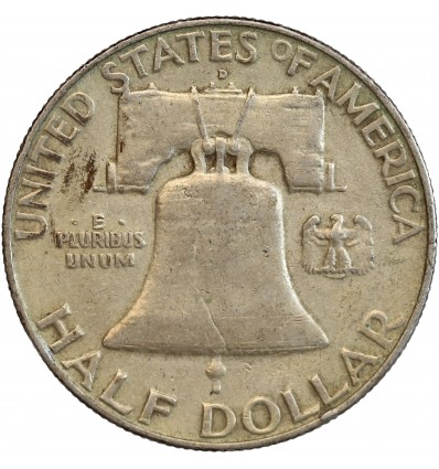 1/2 Dollar Franklin - Etats-Unis Argent