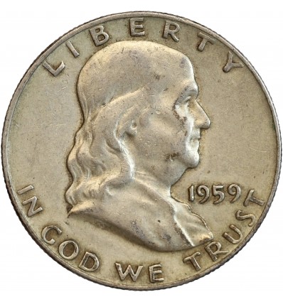 1/2 Dollar Franklin - Etats-Unis Argent