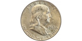 1/2 Dollar Franklin - Etats-Unis Argent 1963 D