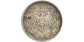 1/2 Mark - Allemagne Argent