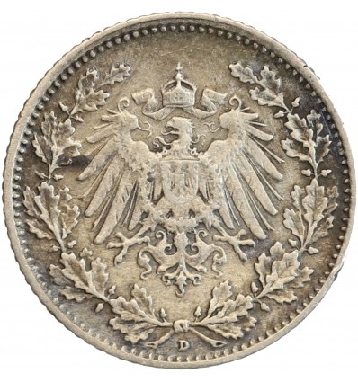 1/2 Mark - Allemagne Argent