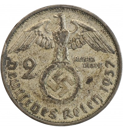 2 Marks S.Hindenbourg - Allemagne Argent